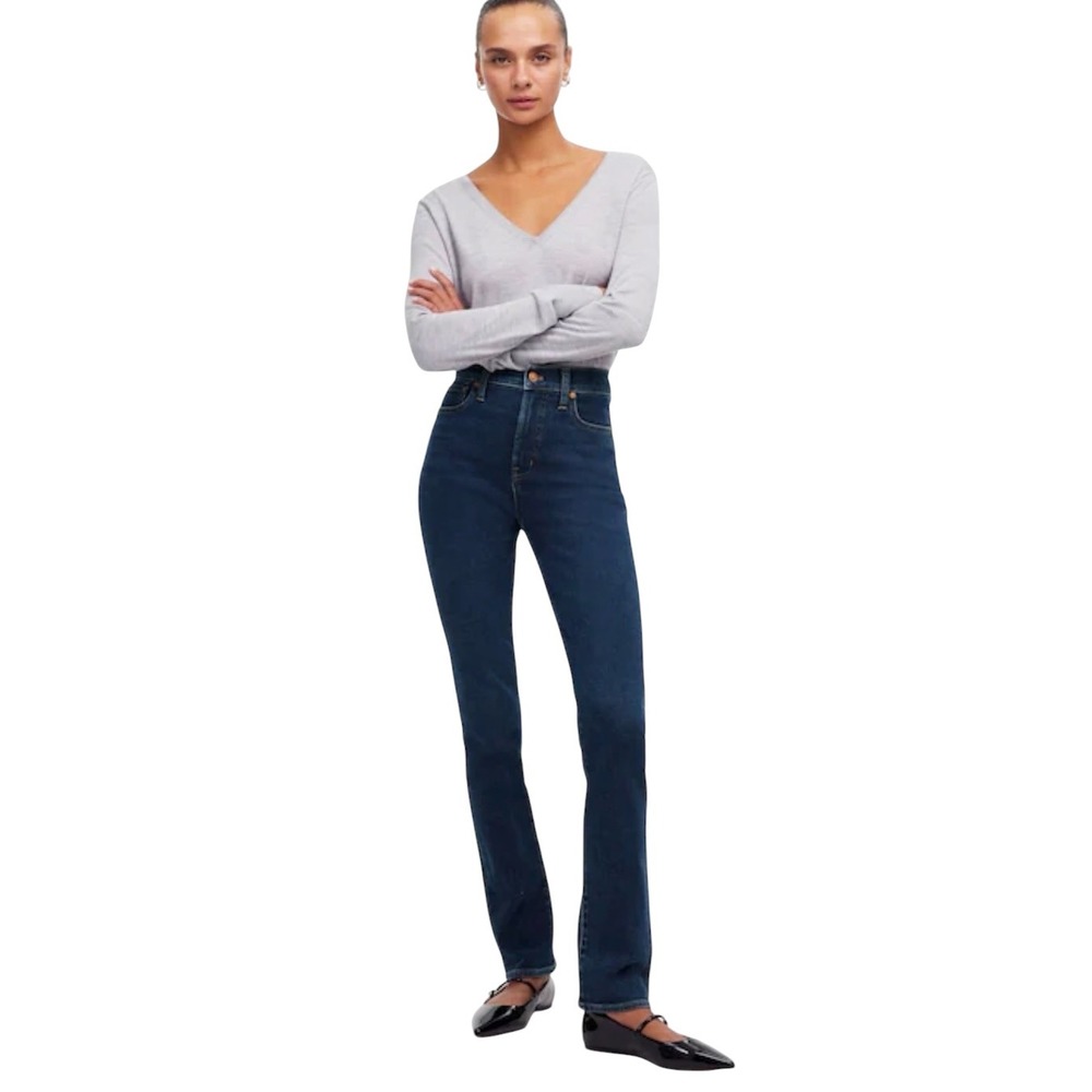 Madewell The Perfect Vintage Full-Length‎ Jean Dark Indigo High Rise 28 NA916